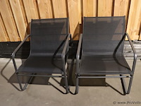 Tuinmeubelset (tafel, bankje & 2 stoelen) - afbeelding 4 van  11