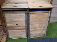 Tuinopbergkist t.b.v. containers - 100x80x120cm - afbeelding 2 van  3