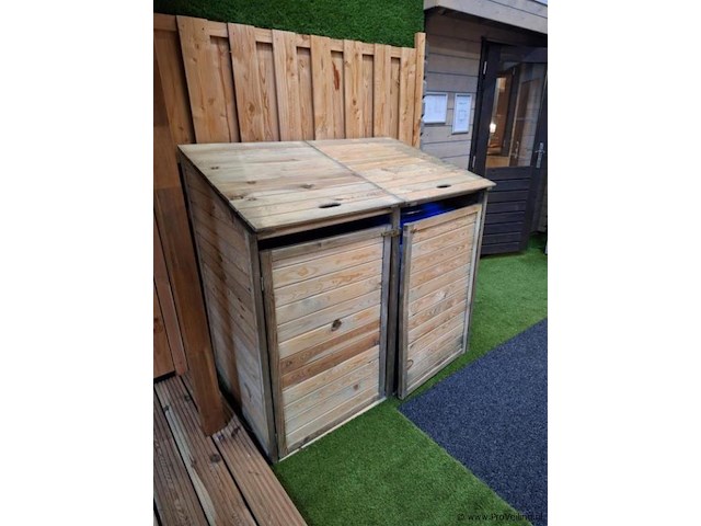 Tuinopbergkist t.b.v. containers - 100x80x120cm - afbeelding 3 van  3