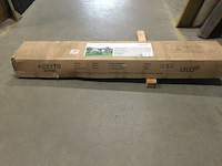 Tuinpaviljoen met stalen frame en zijwanden, leco, grijs / lichtgrijs / antraciet - afbeelding 2 van  8