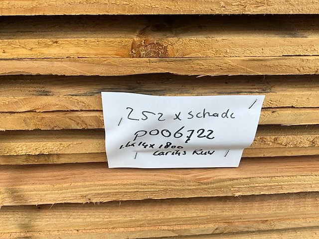 Tuinplank 1.6x14x180 cm (ca. 225x) - afbeelding 5 van  5