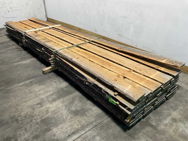 Tuinplank 500x17-26x2,5 cm (38x) - afbeelding 1 van  5