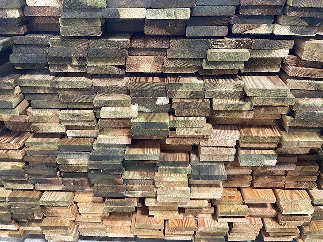 Tuinplank geïmpregneerd 360x9x2 cm (408x) - afbeelding 5 van  5