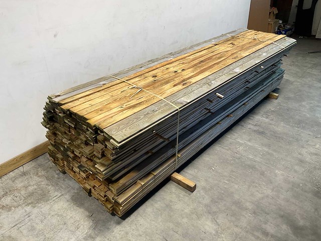 Tuinplank geïmpregneerd 360x9x2 cm (408x) - afbeelding 2 van  2