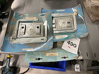 Tuinpoort klinkstel (3x) - afbeelding 1 van  2