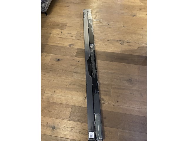 Tuinpoort met 2 palen, composiet, grijs / chroom - afbeelding 6 van  6