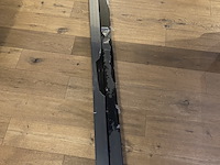 Tuinpoort met 2 palen, composiet, grijs / chroom - afbeelding 6 van  6