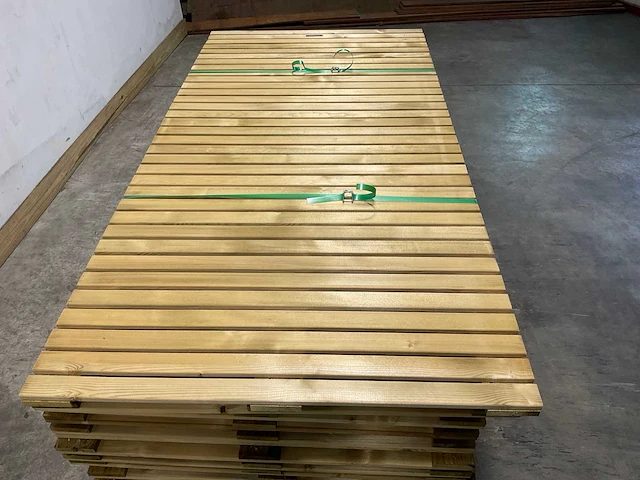 Tuinscherm elan groen geïmpregneerd 180x90 cm (10x) - afbeelding 3 van  9