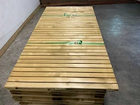 Tuinscherm elan groen geïmpregneerd 180x90 cm (10x) - afbeelding 3 van  9