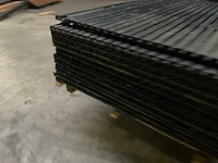 Tuinscherm "elan" zwart gespoten - 180x180 cm (10x) - afbeelding 7 van  12