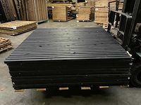 Tuinscherm "elan" zwart gespoten - 180x180 cm (10x) - afbeelding 1 van  9