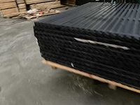 Tuinscherm "elan" zwart gespoten - 180x180 cm (10x) - afbeelding 6 van  9