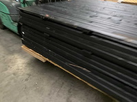 Tuinscherm "elan" zwart gespoten - 180x180 cm (10x) - afbeelding 2 van  11