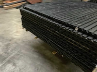 Tuinscherm "elan" zwart gespoten - 180x180 cm (10x) - afbeelding 8 van  11