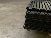 Tuinscherm "elan" zwart gespoten - 180x180 cm (10x) - afbeelding 10 van  11