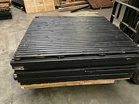 Tuinscherm "elan" zwart gespoten - 180x180 cm (10x) - afbeelding 1 van  12