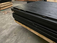 Tuinscherm "elan" zwart gespoten - 180x180 cm (10x) - afbeelding 6 van  12