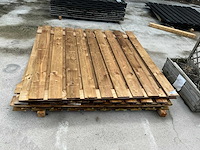 Tuinscherm grenen 180x180 cm (4x) - afbeelding 2 van  7
