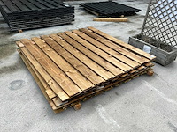 Tuinscherm grenen 180x180 cm (4x) - afbeelding 3 van  7