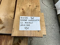 Tuinscherm grenen 180x180 cm (4x) - afbeelding 7 van  7