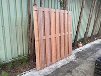 Tuinscherm hardhout - afbeelding 1 van  5