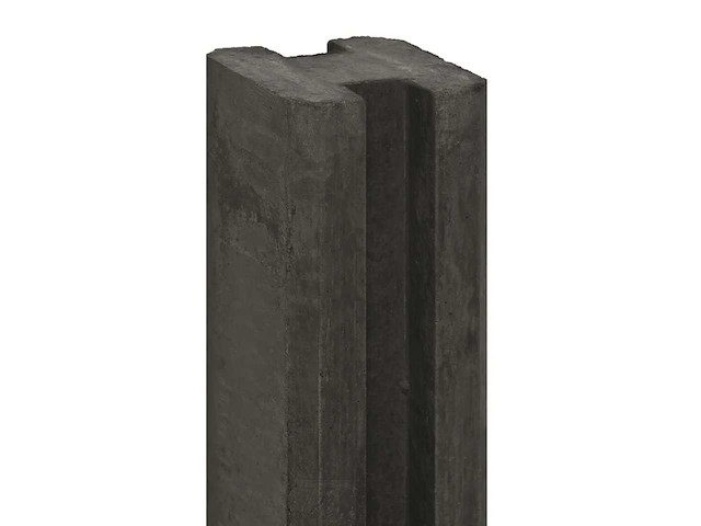 Tuinschutting met betonpalen - 16,9m x 200cm - afbeelding 2 van  4