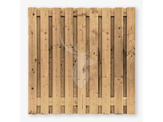 Tuinschutting met betonpalen - 16,9m x 200cm - afbeelding 4 van  4