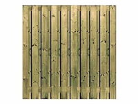 Tuinschutting met betonpalen 17,8 m - afbeelding 1 van  2