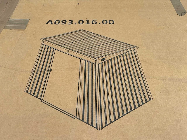 Tuinschuur 146x197x201 cm | 3m² - afbeelding 4 van  5