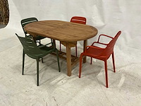 Tuinset 150 cm met 4 stoelen - afbeelding 1 van  3