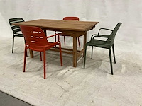 Tuinset 150 cm met 4 stoelen - afbeelding 2 van  3