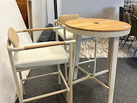 Tuinset bari, aluminium & teak - afbeelding 2 van  9
