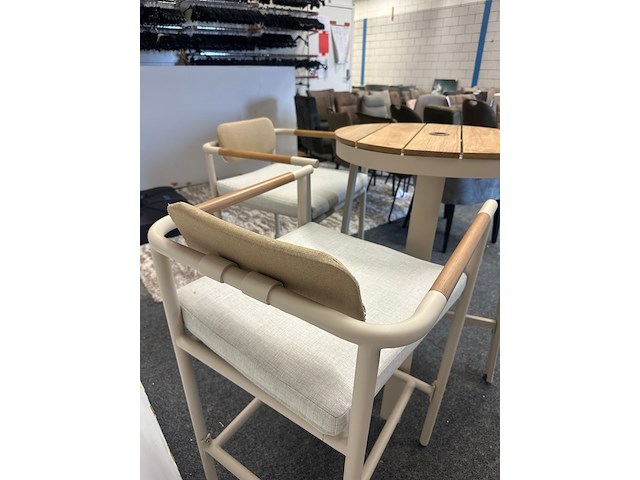 Tuinset bari, aluminium & teak - afbeelding 4 van  9