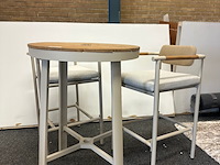 Tuinset bari, aluminium & teak - afbeelding 6 van  9