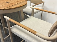 Tuinset bari, aluminium & teak - afbeelding 8 van  9