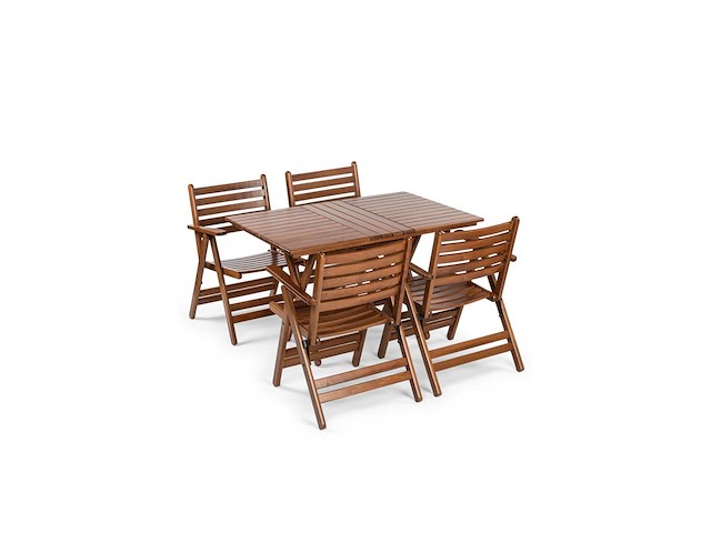 Tuinset, der, walnoot, creme - afbeelding 1 van  5