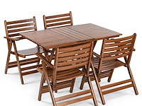 Tuinset, der, walnoot, creme