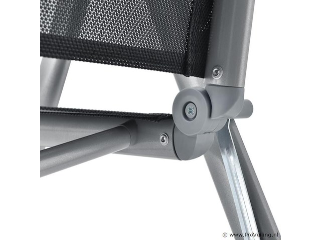 Tuinset / eetset milano 9-delig zilver/grijs - afbeelding 4 van  13