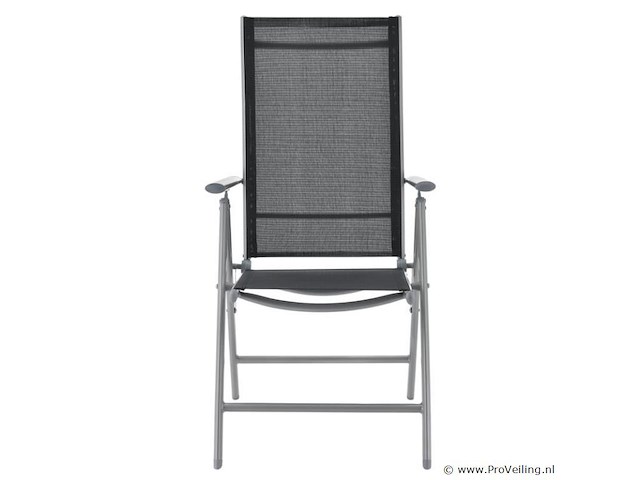 Tuinset / eetset milano 9-delig zilver/grijs - afbeelding 12 van  13