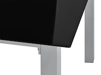 Tuinset / eetset milano 9-delig zilver/grijs - afbeelding 7 van  13