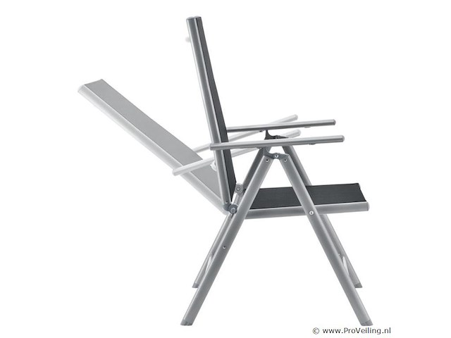 Tuinset / eetset milano 9-delig zilver/grijs - afbeelding 13 van  13