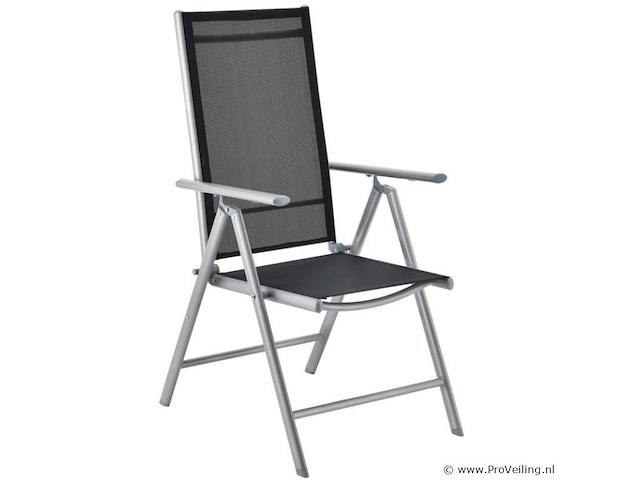 Tuinset / eetset milano 9-delig zilver/grijs - afbeelding 11 van  13