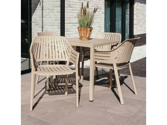Tuinset gabrielle, 1x tuintafel veronique, 4xstoel gabrielle - afbeelding 2 van  3