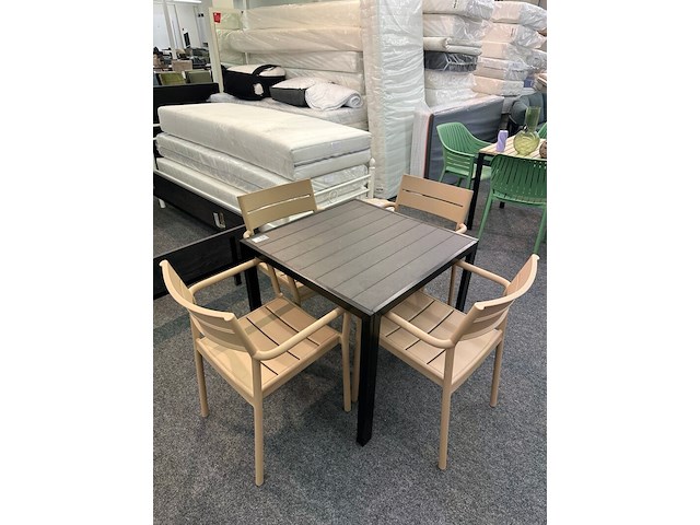 Tuinset ivar, beige, zwart - afbeelding 1 van  2