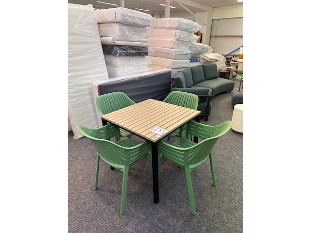 Tuinset joey, groen, beige, zwart - afbeelding 2 van  4