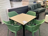Tuinset joey, groen, beige, zwart - afbeelding 2 van  4