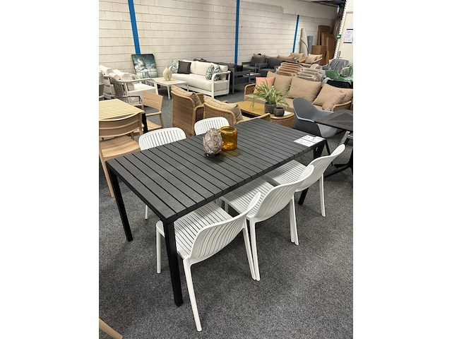 Tuinset latino, zwart, wit - afbeelding 1 van  3