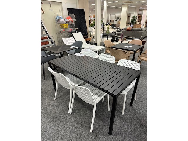 Tuinset latino, zwart, wit - afbeelding 2 van  3
