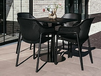 Tuinset limo, 1x tuintafel limo, 4x tuinstoel liva - afbeelding 1 van  3