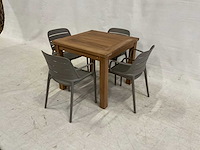 Tuinset met 4 stoelen - afbeelding 2 van  3